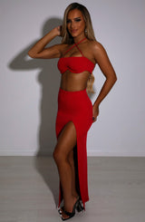 Mariana Maxi Skirt - Red