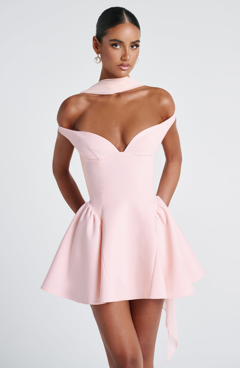 Marla Mini Dress - Blush