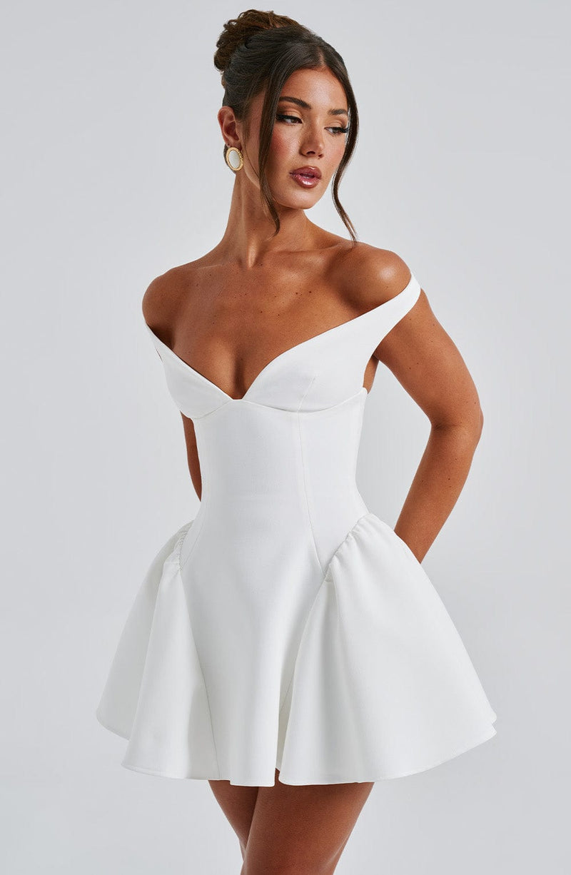 Marla Mini Dress - ivory