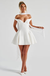 Marla Mini Dress - ivory