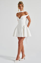 Marla Mini Dress - ivory