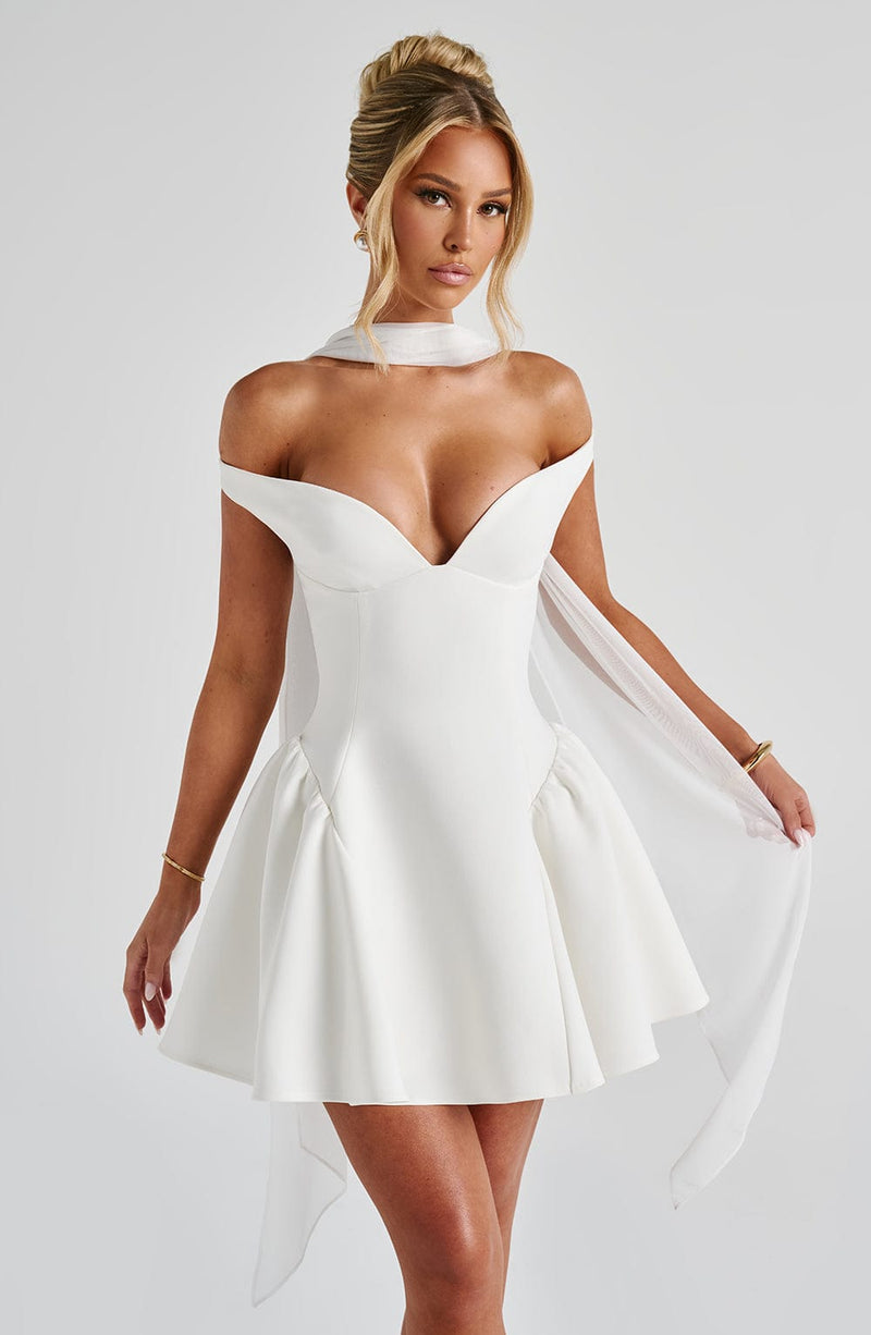 Marla Mini Dress - ivory