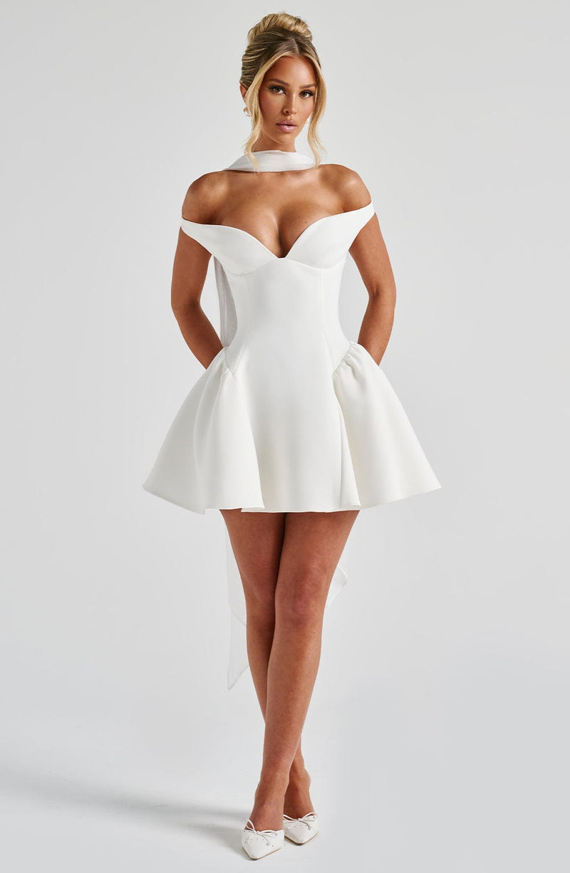 Marla Mini Dress - ivory