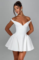 Marla Mini Dress - ivory