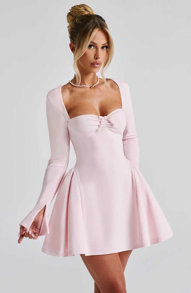 Megan Mini Dress - Blush