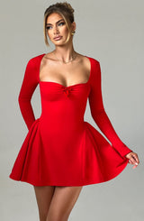 Megan Mini Dress - Red