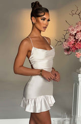 Nicola Mini Dress - ivory