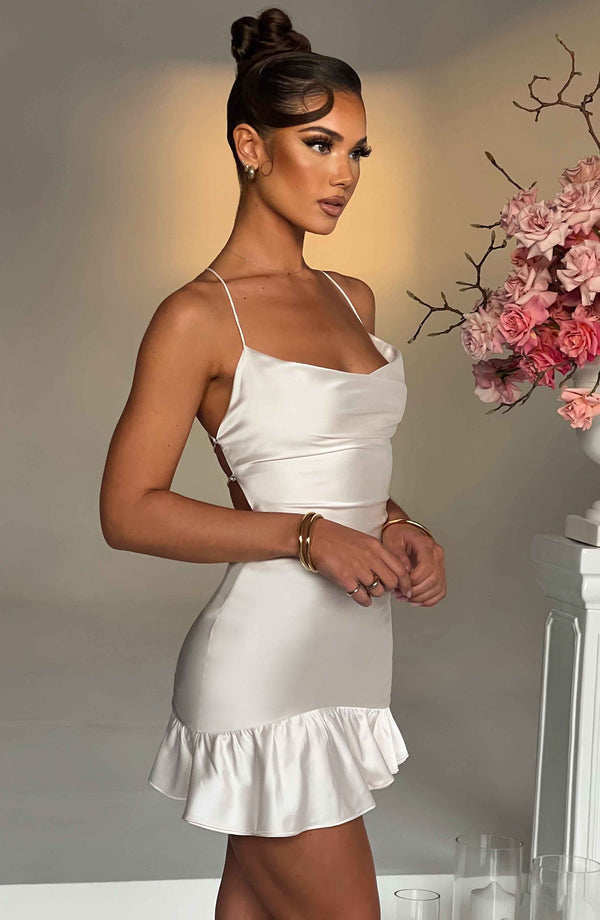 Nicola Mini Dress - ivory