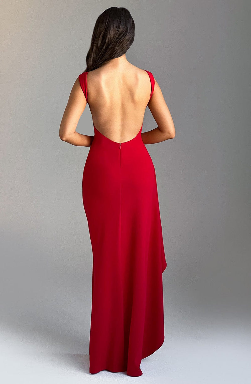 Pandora Maxi Dress - Red