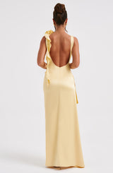 Peggy Maxi Dress - Lemon