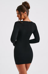 Priya Mini Dress - Black