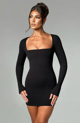 Priya Mini Dress - Black