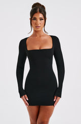 Priya Mini Dress - Black