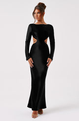 Rafi Maxi Dress - Black