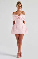 Raquel Mini Dress - Blush