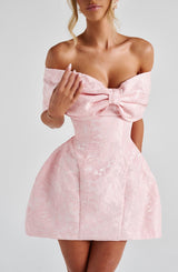 Raquel Mini Dress - Blush