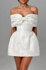 Raquel Mini Dress - ivory