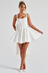 Rue Mini Dress - Ivory