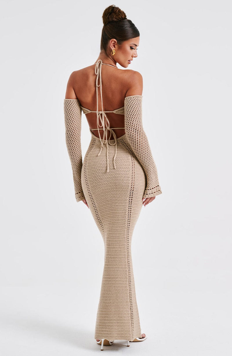 Samariah Maxi Dress - Beige