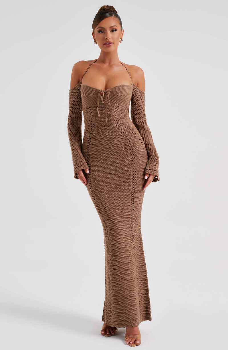 Samariah Maxi Dress - Chocolate