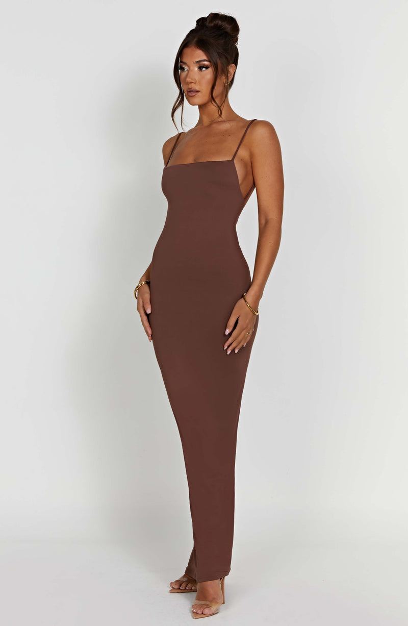 Sanya Maxi Dress - Chocolate