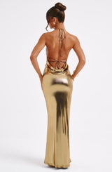 Talisa Maxi Dress - Gold