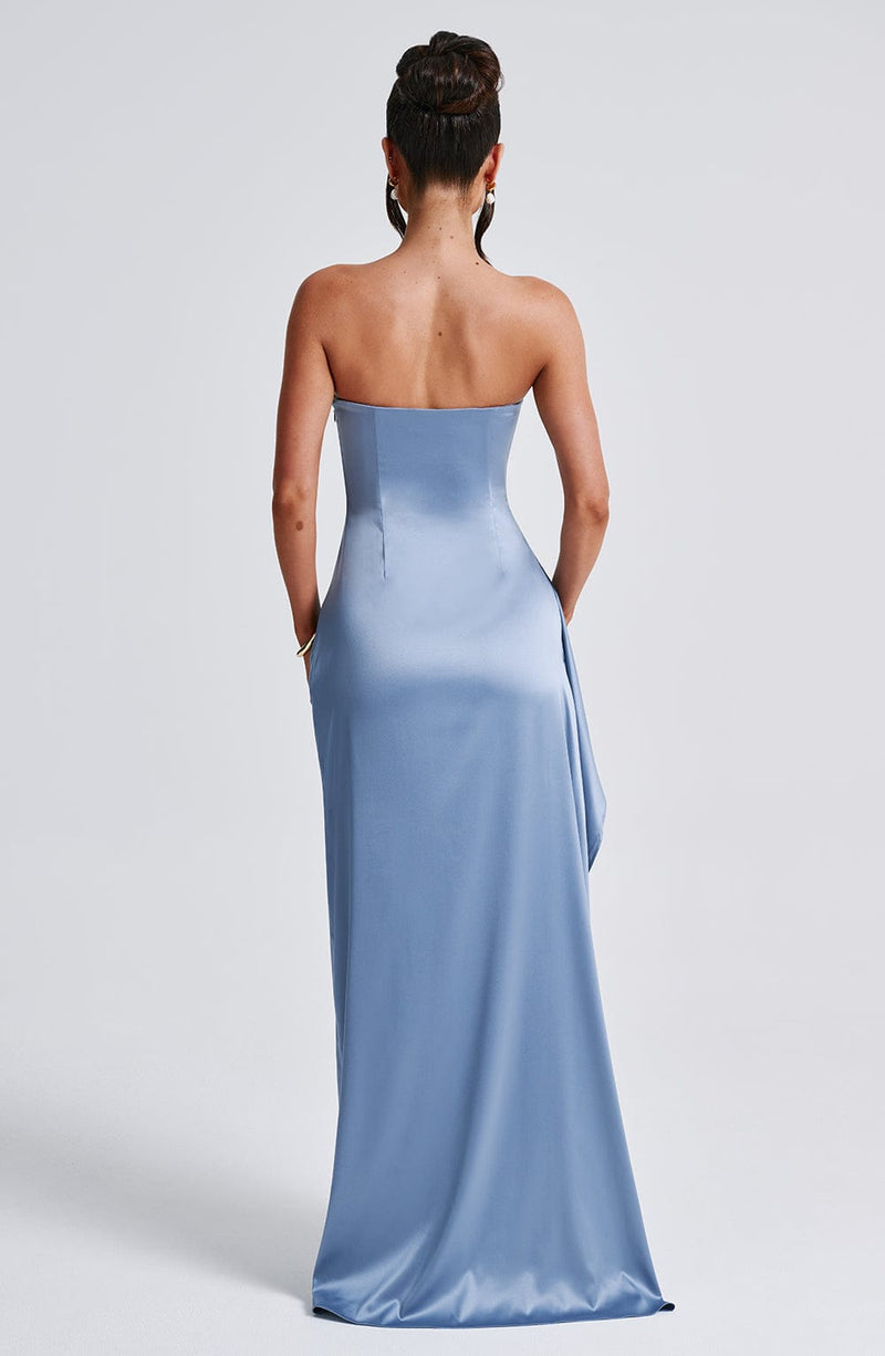 Tian Maxi Dress - Dusty Blue