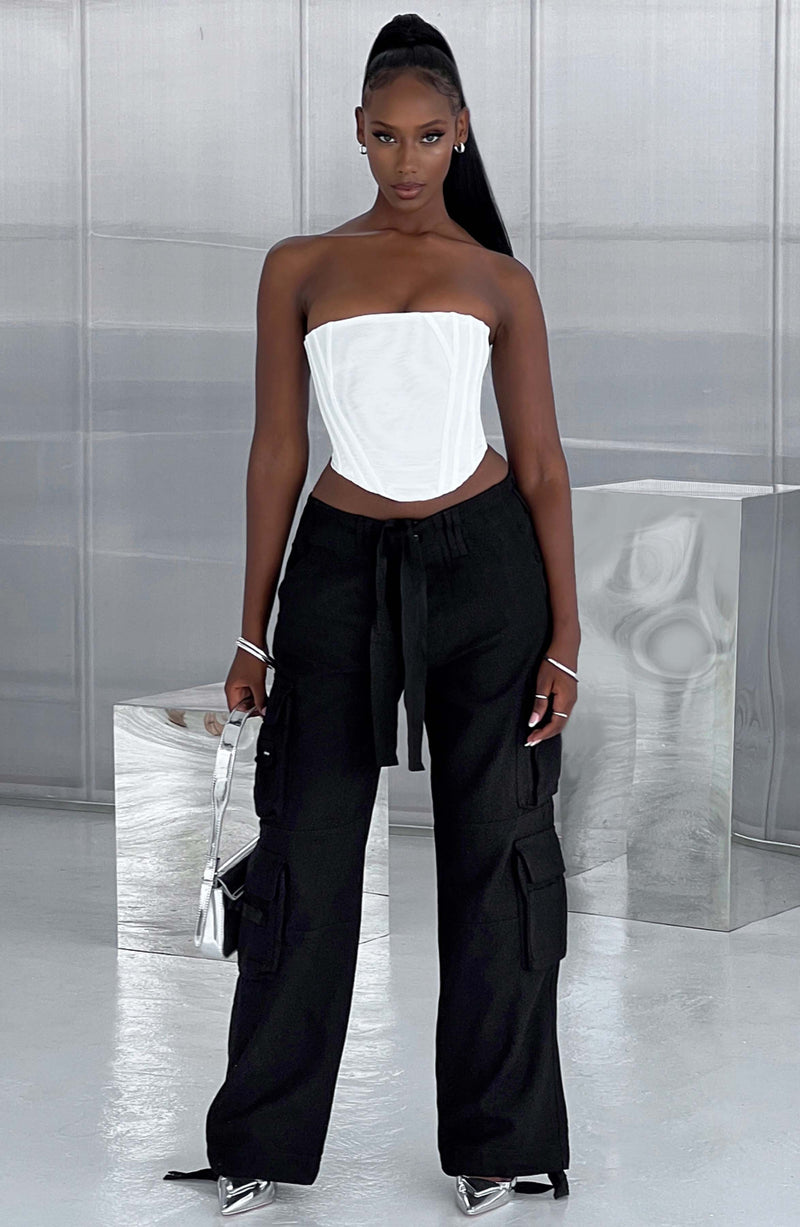 Tinashe Cargo Pants - Black