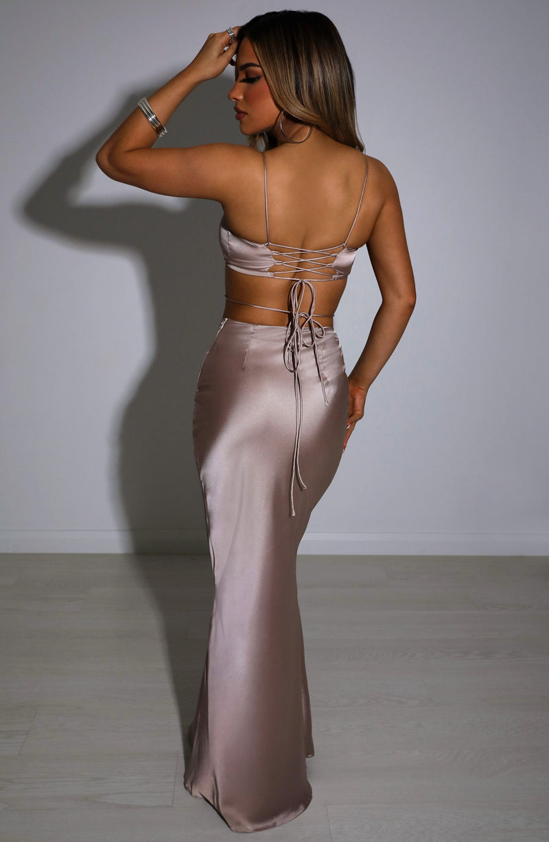 Valeria Maxi Skirt - Champagne