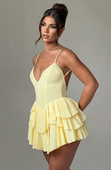 Veena Playsuit - Lemon