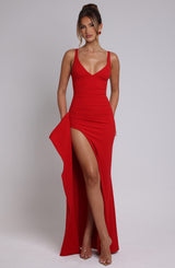 Violetta Maxi Dress - Red