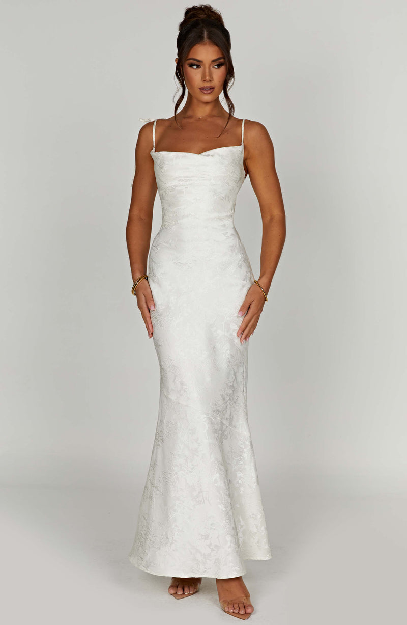 Whitney Maxi Dress - ivory