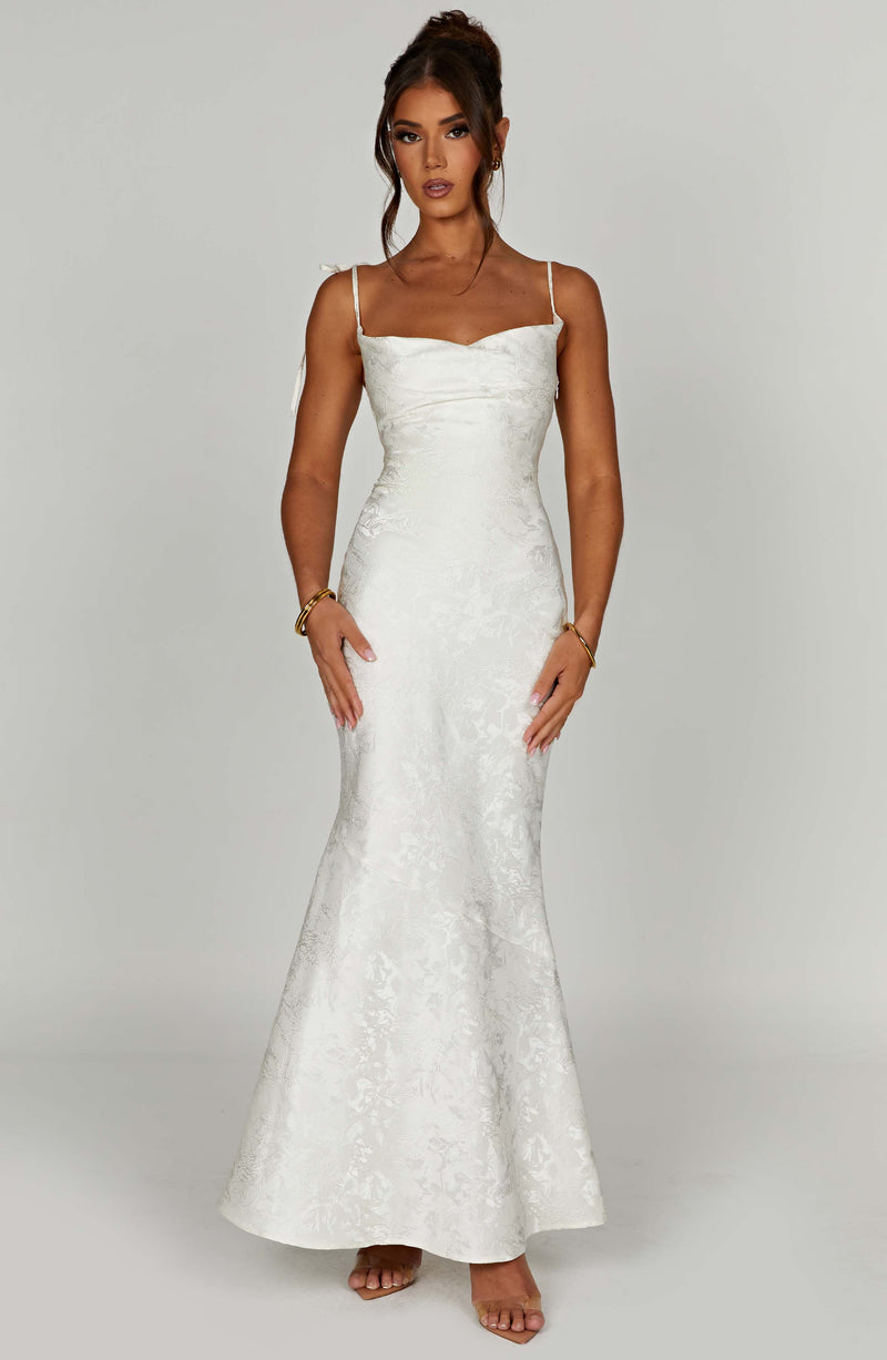 Whitney Maxi Dress - ivory