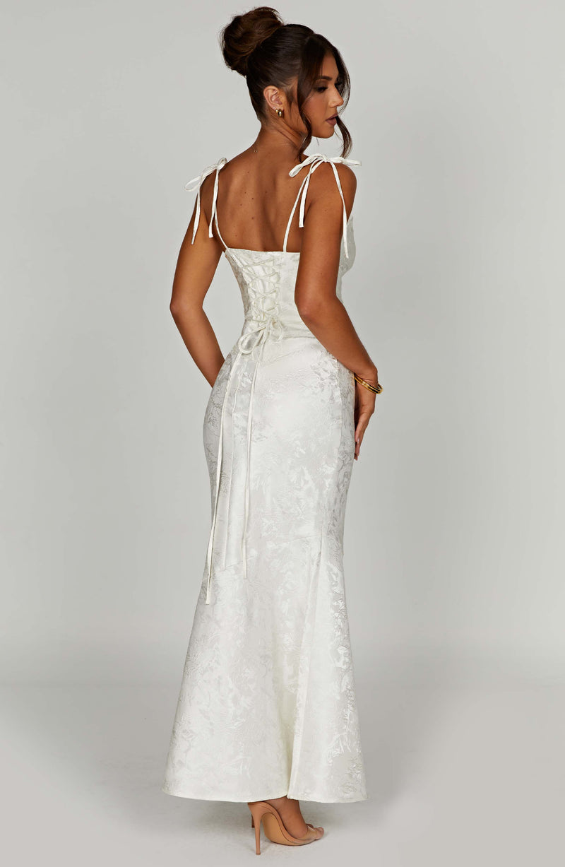 Whitney Maxi Dress - ivory