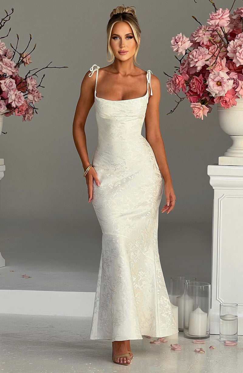 Whitney Maxi Dress - ivory