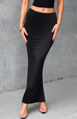 Yazmin Maxi Skirt - Jet Black